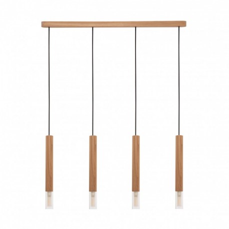 Suspension ZUMA LINE MADERA bois – 4 sources G9 – 8620403
