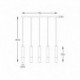 Suspension ZUMA LINE MADERA bois – 4 sources G9 – 8620403