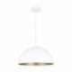 Suspension ZUMA LINE VELA blanc mat / doré – 1 source E27 – A8001XL-WH