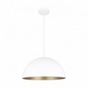 Suspension ZUMA LINE VELA blanc mat / doré – 1 source E27 – A8001XL-WH