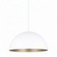 Suspension ZUMA LINE VELA blanc mat / doré – 1 source E27 – A8001XL-WH