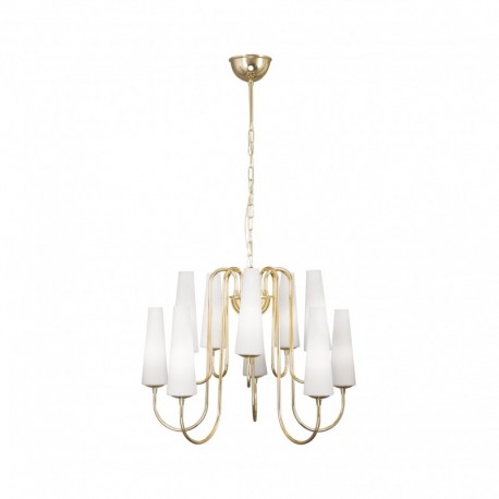 Suspension ZUMA LINE MAGNUM doré – 10 sources E14 – 1129