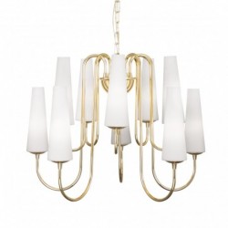 Suspension ZUMA LINE MAGNUM doré – 10 sources E14 – 1129