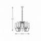 Suspension ZUMA LINE MAGNUM doré – 10 sources E14 – 1129