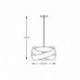 Suspension ZUMA LINE TORNADO blanc – 1 source E27 – 1113