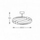 Plafonnier ZUMA LINE VENTO blanc – 4 sources E27 – 1132