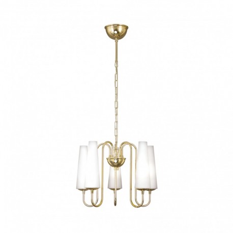 Suspension ZUMA LINE MAGNUM doré – 5 sources E14 – 1127