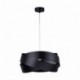 Suspension ZUMA LINE TORNADO noir – 1 source E27 – 1114