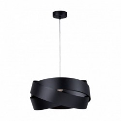 Suspension ZUMA LINE TORNADO noir – 1 source E27 – 1114