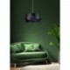 Suspension ZUMA LINE TORNADO noir – 1 source E27 – 1114