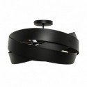 Plafonnier ZUMA LINE TORNADO noir – 3 sources E27 – 1116