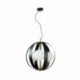Suspension ZUMA LINE NELA noir / doré – 3 sources E14 – 1137