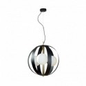 Suspension ZUMA LINE NELA noir / doré – 3 sources E14 – 1137
