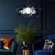 Suspension ZUMA LINE NELA noir / doré – 4 sources E14 – 1139