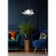 Suspension ZUMA LINE NELA noir / doré – 4 sources E14 – 1139