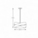 Suspension ZUMA LINE TORNADO blanc – 3 sources E27 – 1141