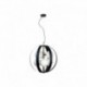Suspension ZUMA LINE NELA noir / doré – 6 sources E14 – 1138