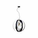 Suspension ZUMA LINE NELA noir / doré – 6 sources E14 – 1138