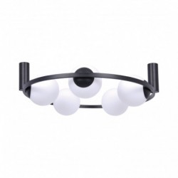 Plafonnier ZUMA LINE ORBIT noir – 5 sources E27 – 5009