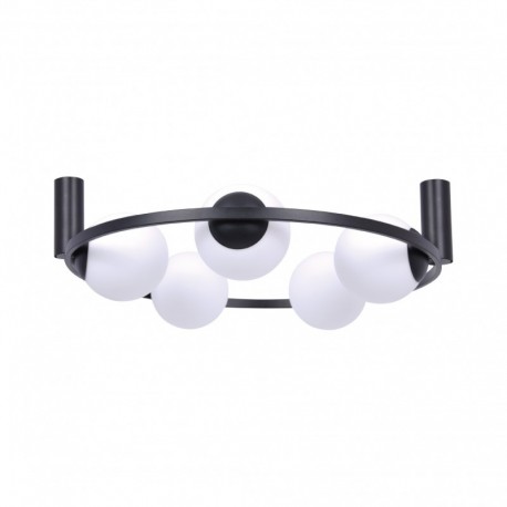 Plafonnier ZUMA LINE ORBIT noir – 5 sources E27 – 5009