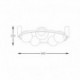 Plafonnier ZUMA LINE ORBIT noir – 5 sources E27 – 5009