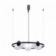 Suspension ZUMA LINE ORBIT noir – 5 sources E27 – 5011