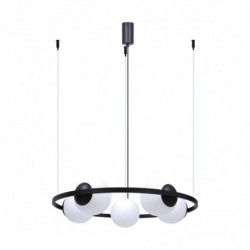 Suspension ZUMA LINE ORBIT noir – 5 sources E27 – 5011
