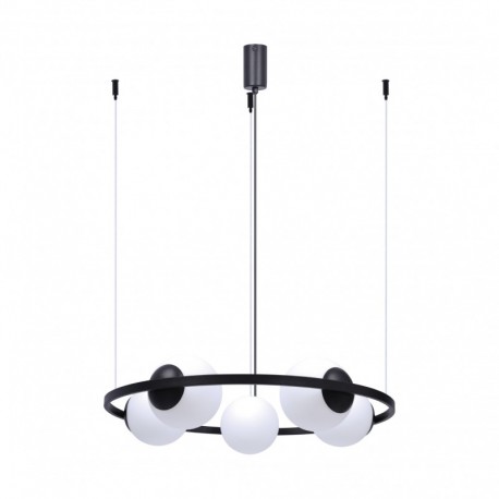Suspension ZUMA LINE ORBIT noir – 5 sources E27 – 5011