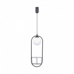 Suspension ZUMA LINE PLANT noir – 1 source E14 – 5003