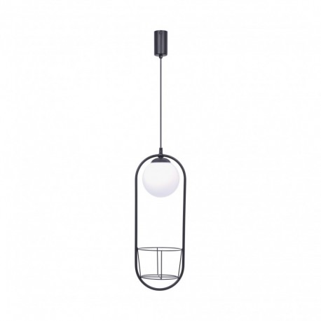 Suspension ZUMA LINE PLANT noir – 1 source E14 – 5003