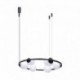 Suspension ZUMA LINE ORBIT noir – 6 sources E14/E27 – 5007