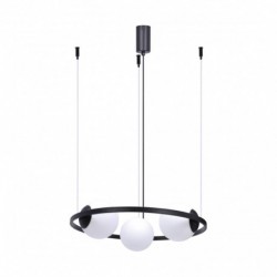 Suspension ZUMA LINE ORBIT noir – 3 sources E27 – 5004