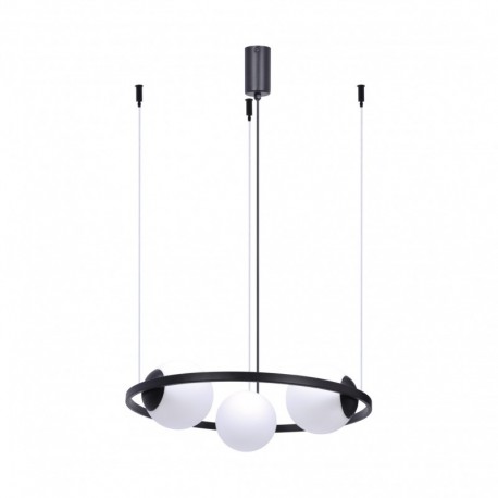 Suspension ZUMA LINE ORBIT noir – 3 sources E27 – 5004