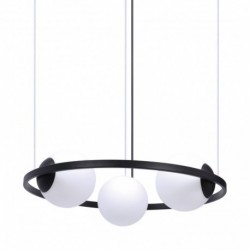 Suspension ZUMA LINE ORBIT noir – 3 sources E27 – 5004