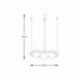 Suspension ZUMA LINE ORBIT noir – 3 sources E27 – 5004