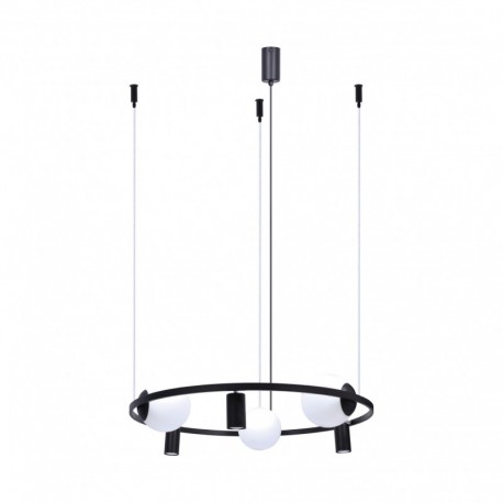 Suspension ZUMA LINE ORBIT noir – 6 sources E27/GU10 – 5006