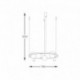Suspension ZUMA LINE ORBIT noir – 6 sources E27/GU10 – 5006