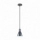Suspension ZUMA LINE MORA noir mat / blanc – 1 source E27 – A8102-1