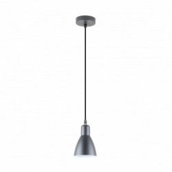 Suspension ZUMA LINE MORA noir mat / blanc – 1 source E27 – A8102-1