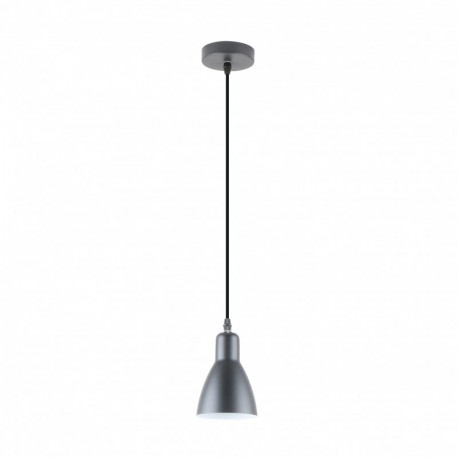 Suspension ZUMA LINE MORA noir mat / blanc – 1 source E27 – A8102-1