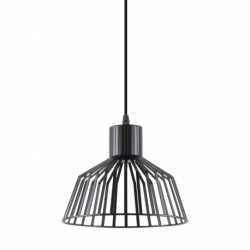 Suspension ZUMA LINE DOLIA noir mat – 1 source E27 – A8078-BK