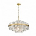 Suspension ZUMA LINE CONSTANTINOPLE laiton brossé – 12 sources G9 – P0567-12A-2GAC
