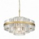 Suspension ZUMA LINE CONSTANTINOPLE laiton brossé – 12 sources G9 – P0567-12A-2GAC