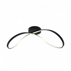 Plafonnier ZUMA LINE ERDA noir – LED intégrée – 19600C-BK
