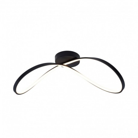 Plafonnier ZUMA LINE ERDA noir – LED intégrée – 19600C-BK