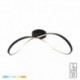 Plafonnier ZUMA LINE ERDA noir – LED intégrée – 19600C-BK