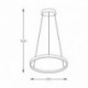 Suspension ZUMA LINE BRENO noir – LED intégrée – 2023201-BK60