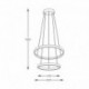 Suspension ZUMA LINE BRENO noir – LED intégrée – 18140BK-2