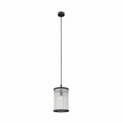 Suspension ZUMA LINE SERGIO noir mat – 1 source E14 – P0528-01F-P7AC