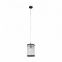 Suspension ZUMA LINE SERGIO noir mat – 1 source E14 – P0528-01F-P7AC